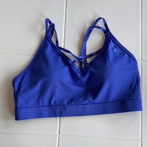 Nike Blue Sports Bra with Adjustable Straps